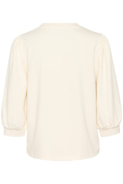 SLIeste Sweatshirt 3/4 Whisper White - 30408079 Thumbnail