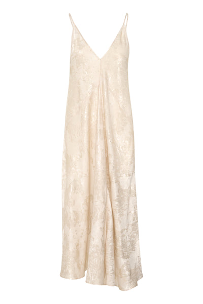 SLKitty Strap Dress Ancient Scroll metallic print - 30408089 Thumbnail