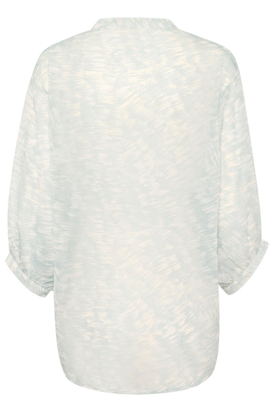 SLMarta Amily Blouse 3/4 Silver Blue Stroke Print Thumbnail