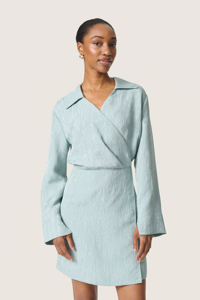 SLNera Dress Silver Blue - 30408136 Thumbnail