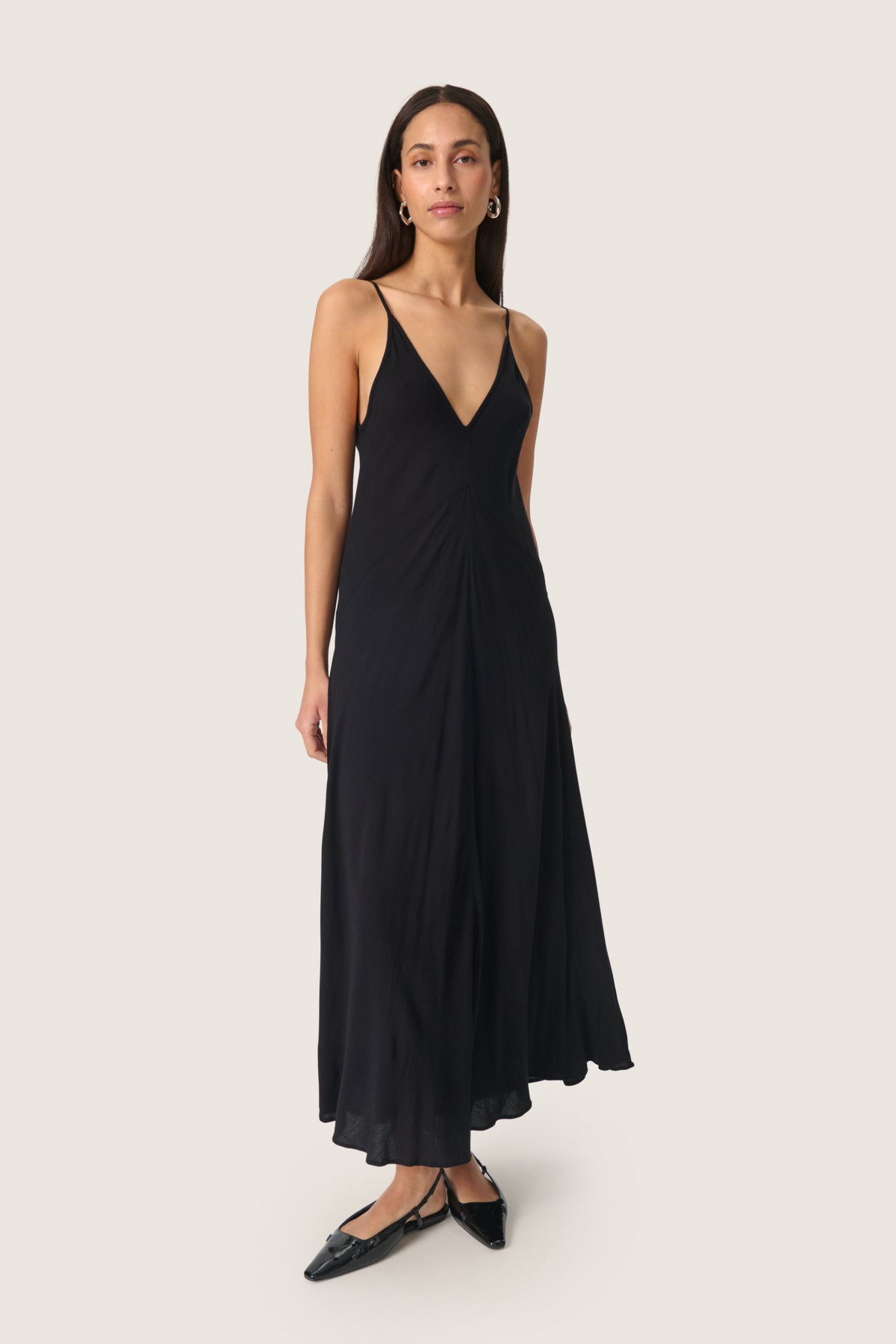 SLElonor Strap Dress Black