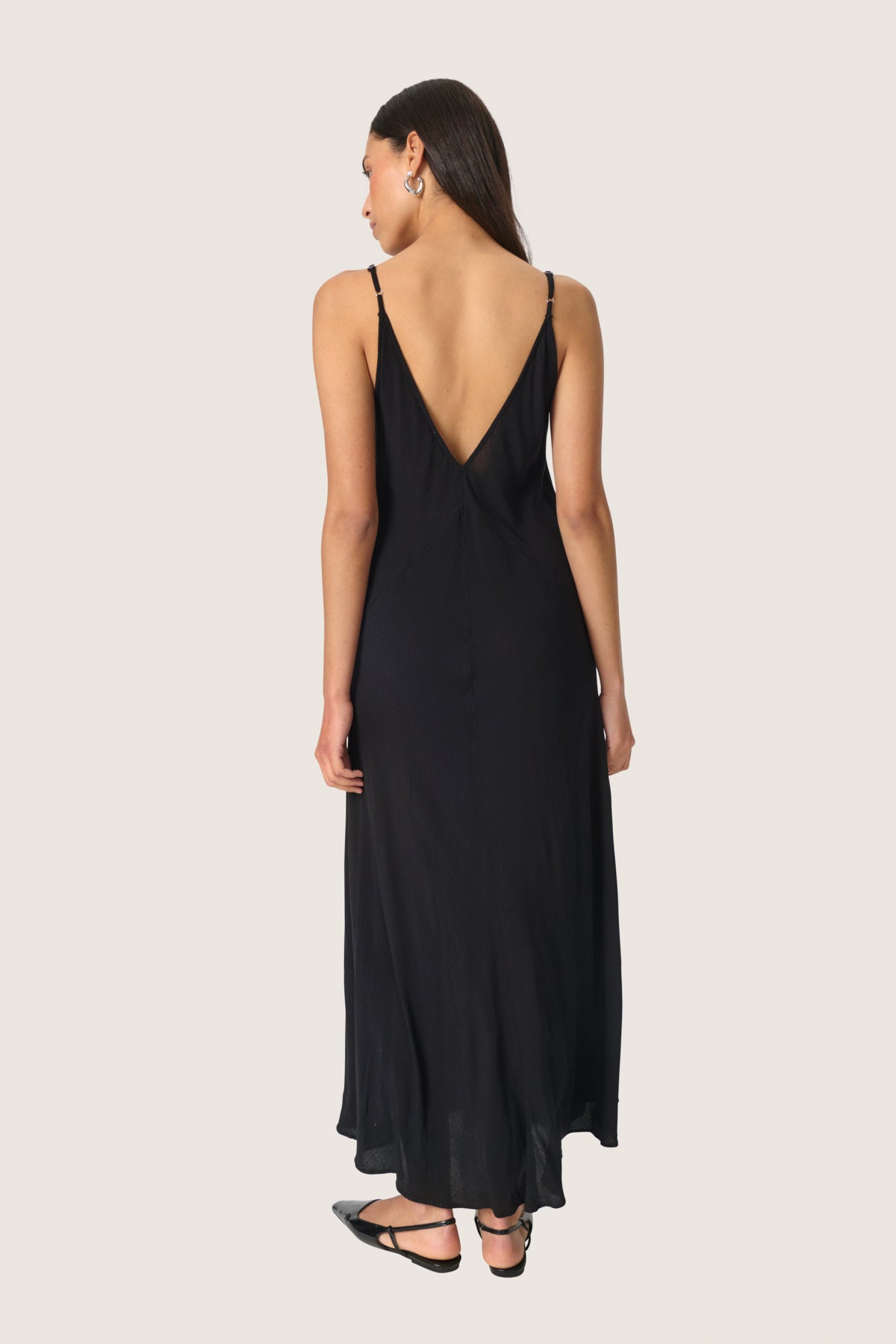 SLElonor Strap Dress Black