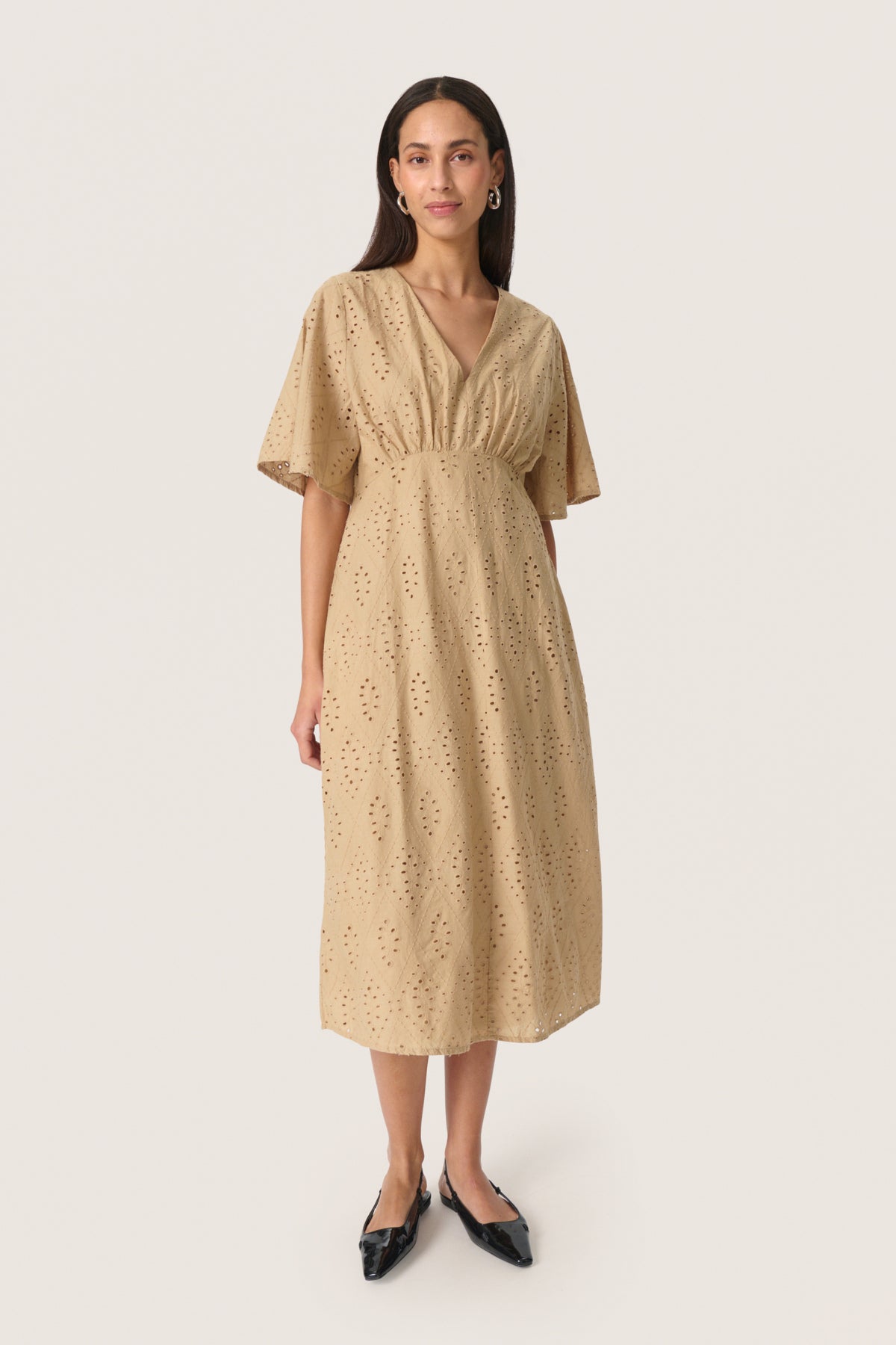 SLJoella Dress Travertine - 30408221