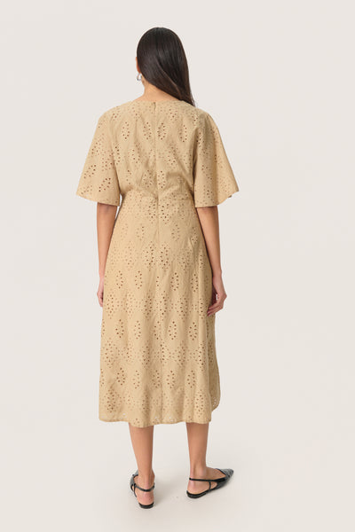 SLJoella Dress Travertine - 30408221 Thumbnail