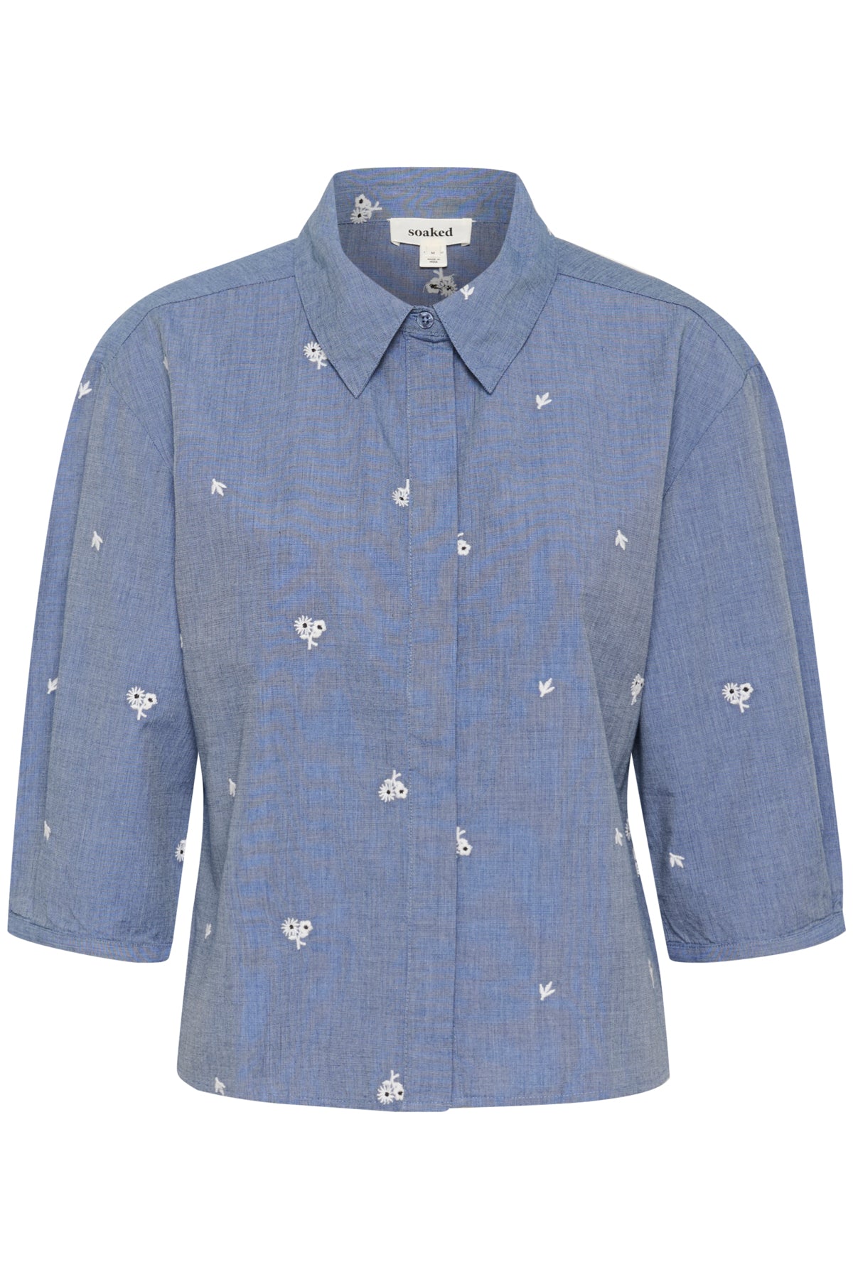 SLElly Shirt Medium Blue Denim - 30408243