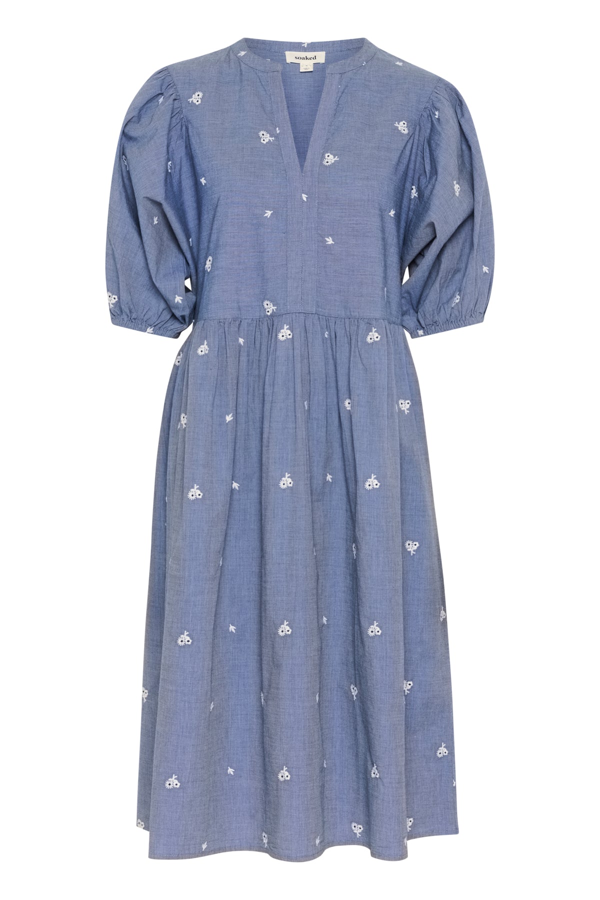 SLElly Josie Dress Medium Blue Denim - 30408247