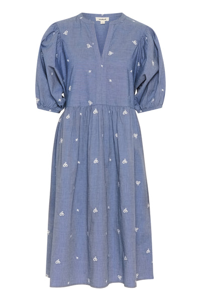 SLElly Josie Dress Medium Blue Denim - 30408247 Thumbnail