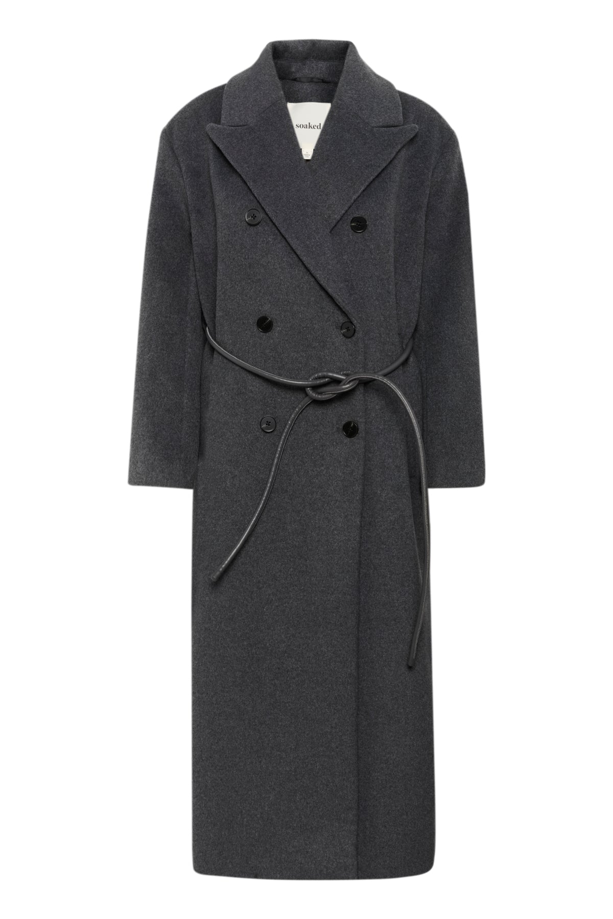SLMafalda Coat Dark grey melange - 30408264