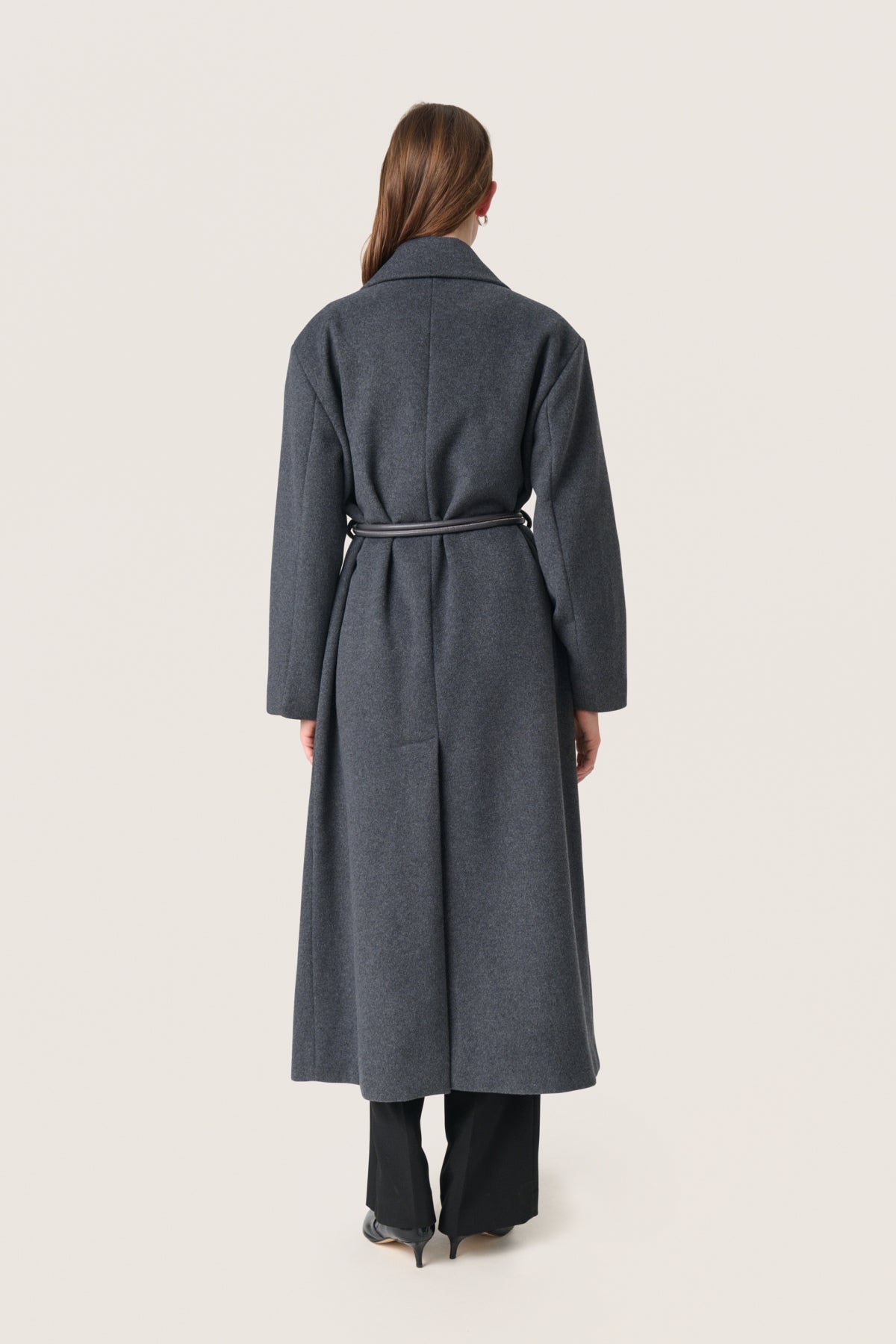 SLMafalda Coat Dark grey melange - 30408264