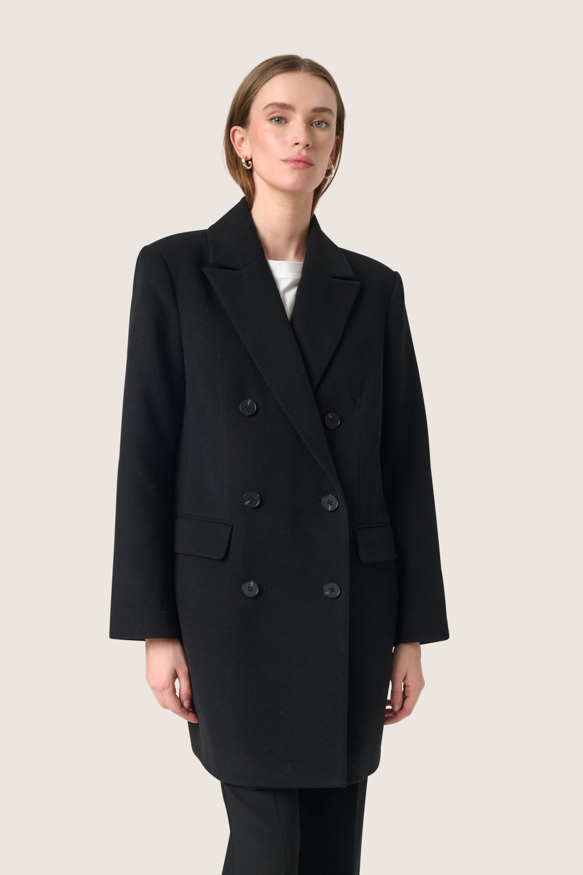 SLRubie Blazer Coat Black - 30408270