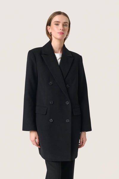 SLRubie Blazer Coat Black - 30408270 Thumbnail