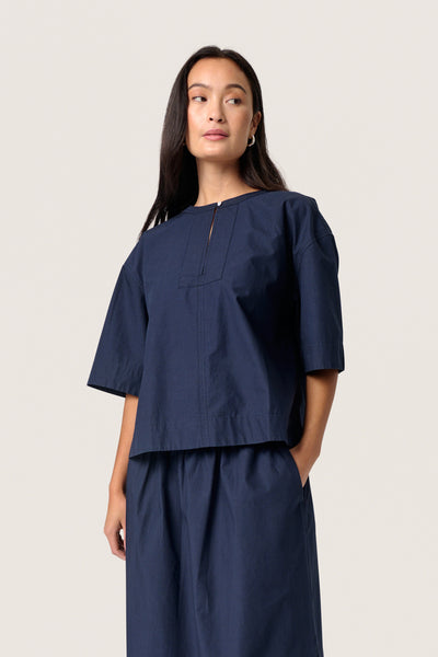 SLOleane Blouse SS Night Sky - 30408275 Thumbnail