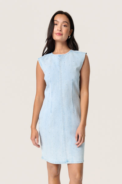 SLRomy Dress Medium Blue Denim - 30408281 Thumbnail
