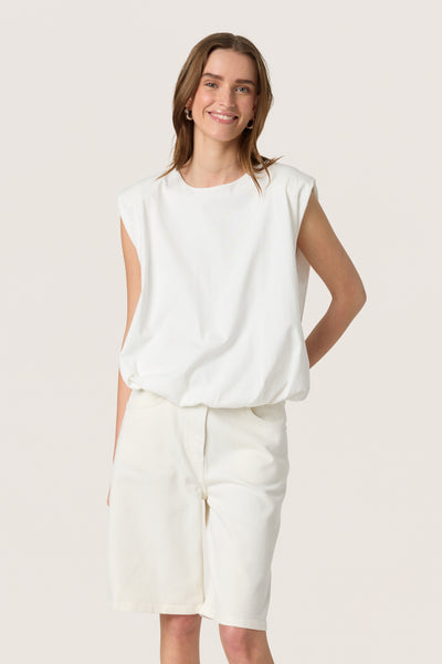 SLJina Balloon Tank Top Broken White Thumbnail
