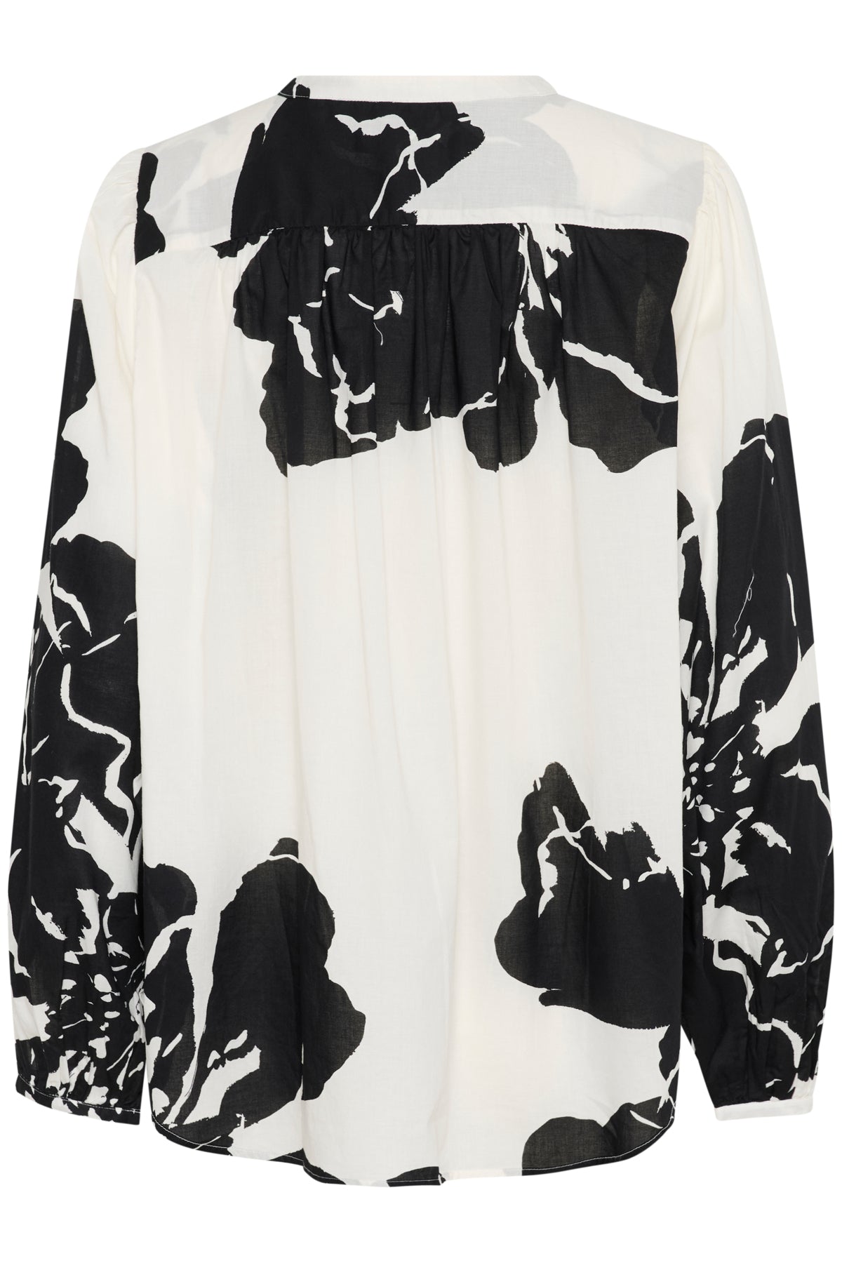 SLJoanne Shirt LS Whisper White Mega Flower - 30408321
