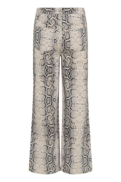 SLSandja Vanesa Pants Grey Snake Print - 30408332 Thumbnail