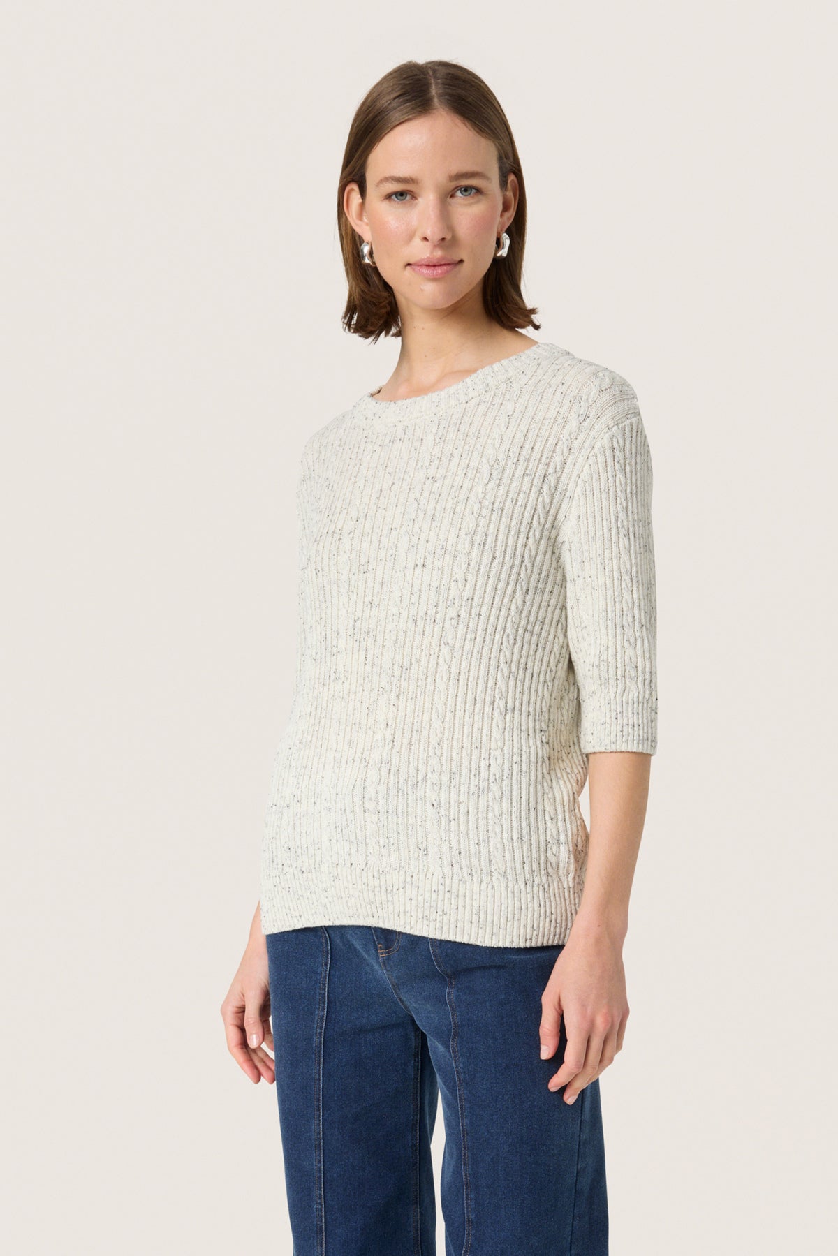 SLNymphadora Pullover Broken White - 30408404