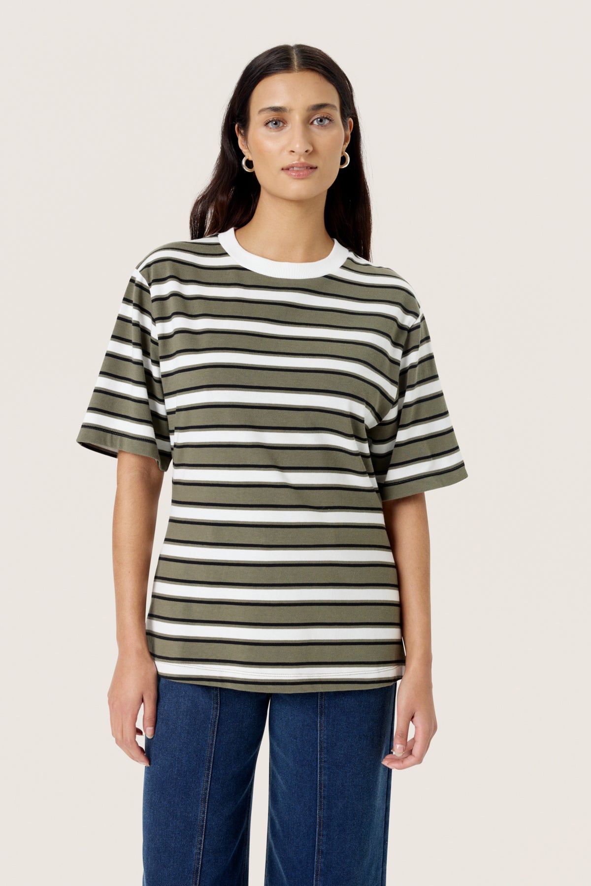 SLNeo Coreen Tee Grape Leaf Stripe - 30408415