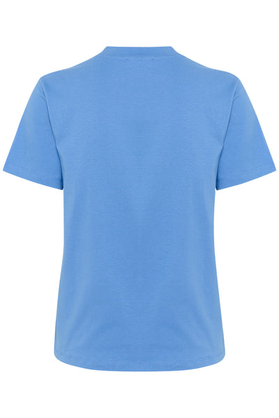 SLJina Crew-neck Tee Blue Yonder - 30408419 Thumbnail