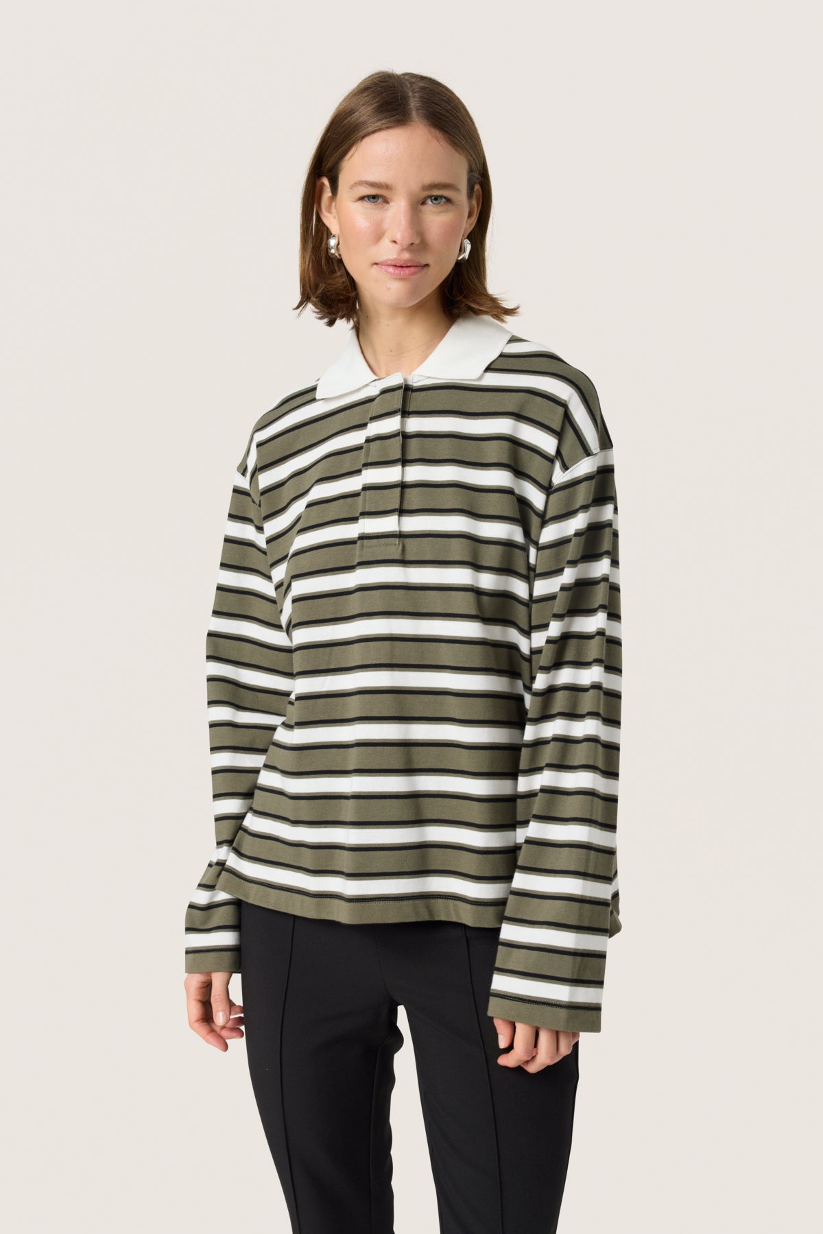 SLNeo Polo Shirt Grape Leaf Stripe - 30408420