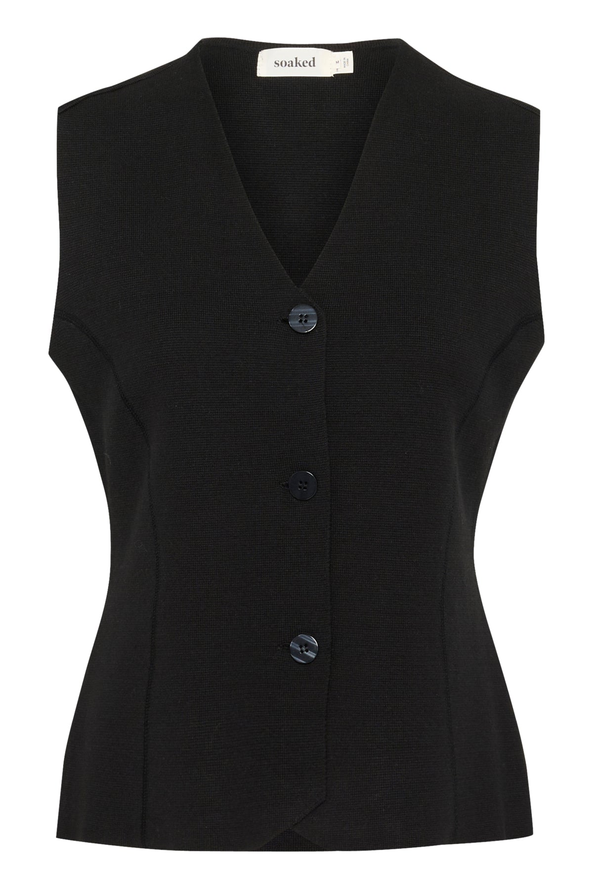 SLHaven Waistcoat Black