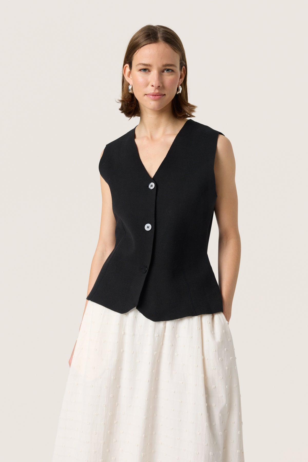 SLHaven Waistcoat Black