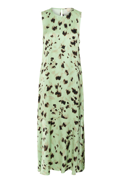 SLMarcela Dress Smoke Green Brush Print - 30408425 Thumbnail