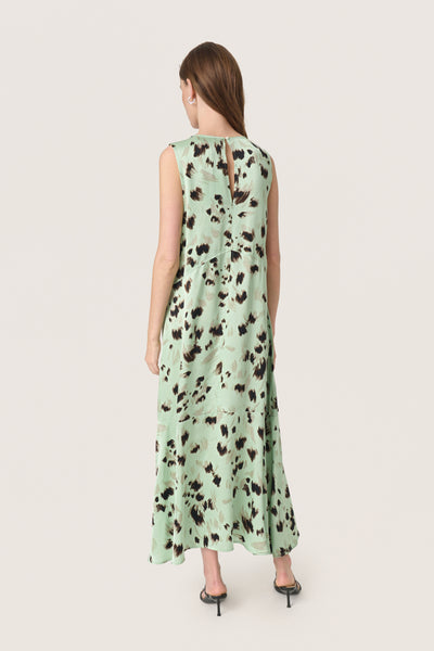 SLMarcela Dress Smoke Green Brush Print - 30408425 Thumbnail