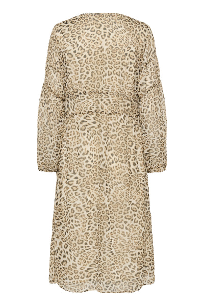 SLAnaya Midi Dress Leopard Print - 30408428 Thumbnail