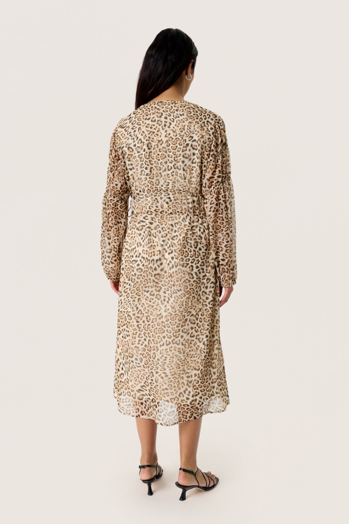 SLAnaya Midi Dress Leopard Print - 30408428