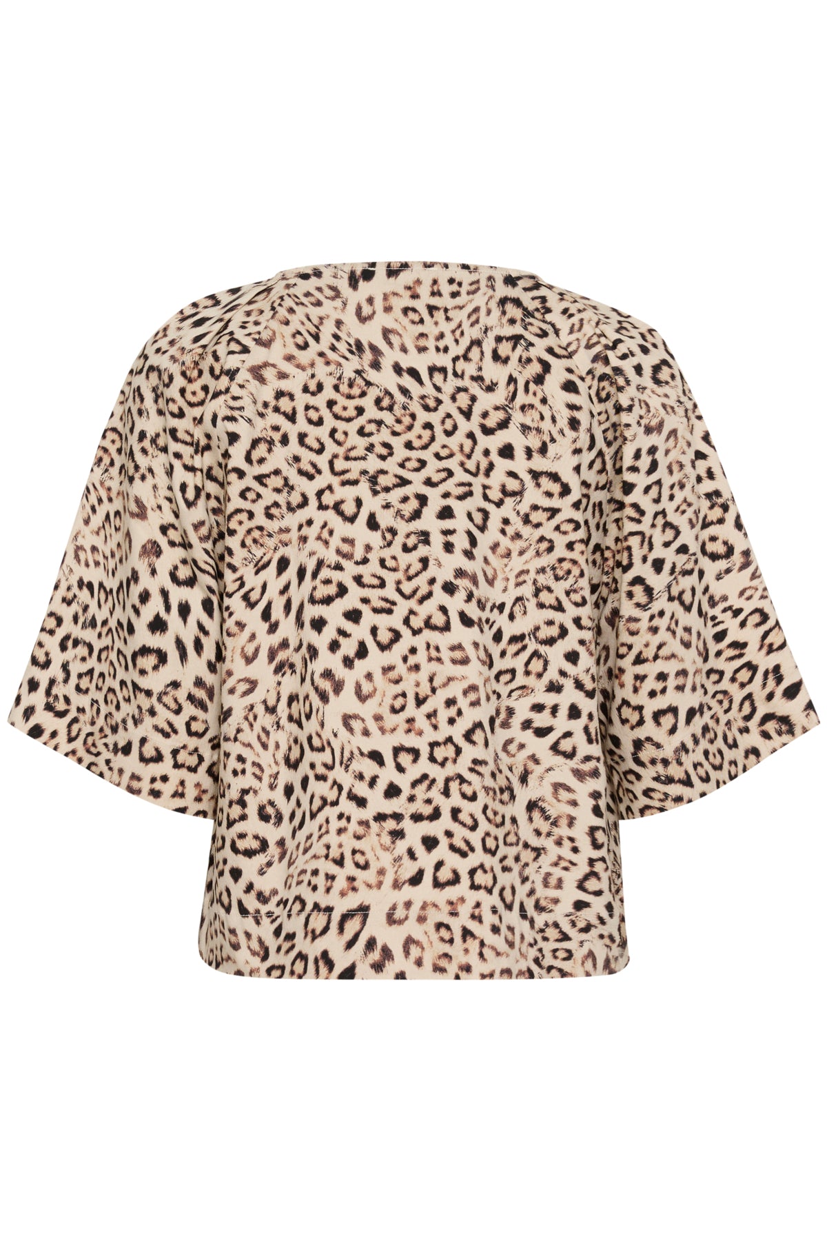 SLJalina Blouse SS Leopard Print - 30408438