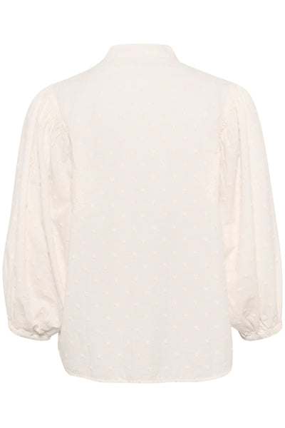 SLSunela Shirt 3/4 Broken White - 30408439 Thumbnail