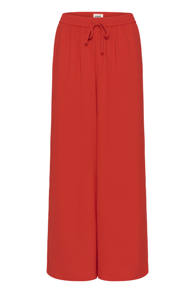 SLShirley Wide Pants Goji Berry - 30408448 Thumbnail