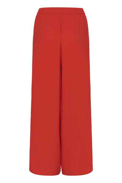SLShirley Wide Pants Goji Berry - 30408448 Thumbnail