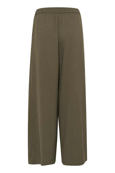 SLShirley Wide Pants GRAPE LEAF - 30408448 Thumbnail