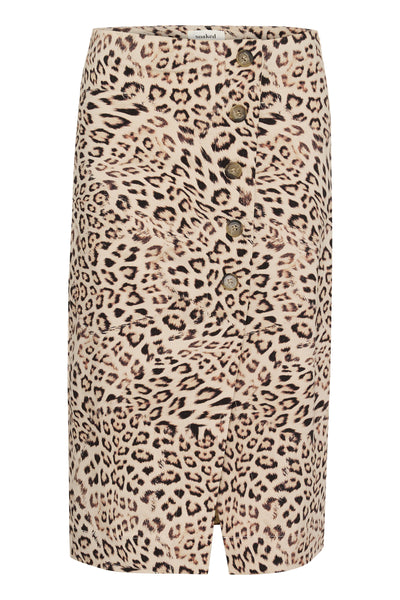 SLJalina Skirt Leopard Print - 30408462 Thumbnail