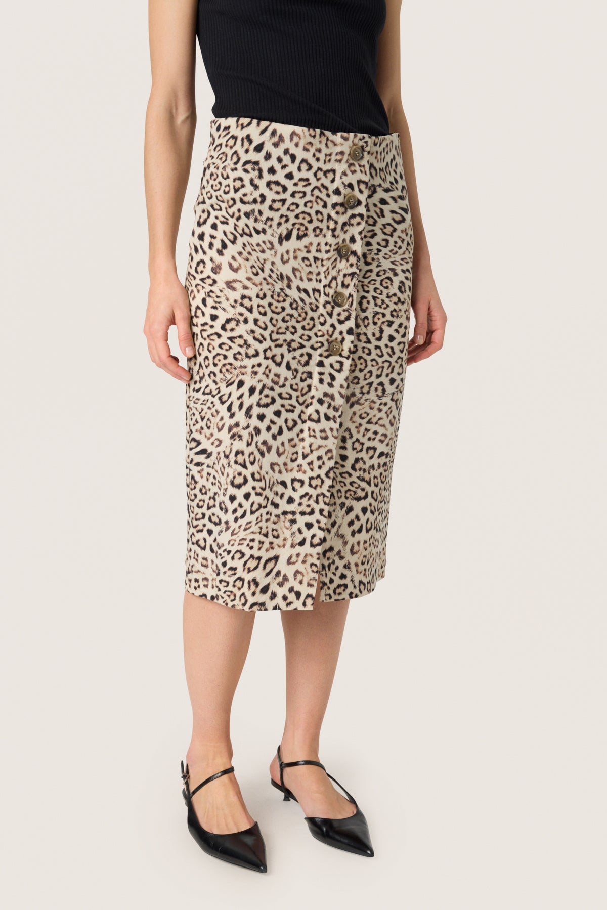 SLJalina Skirt Leopard Print - 30408462