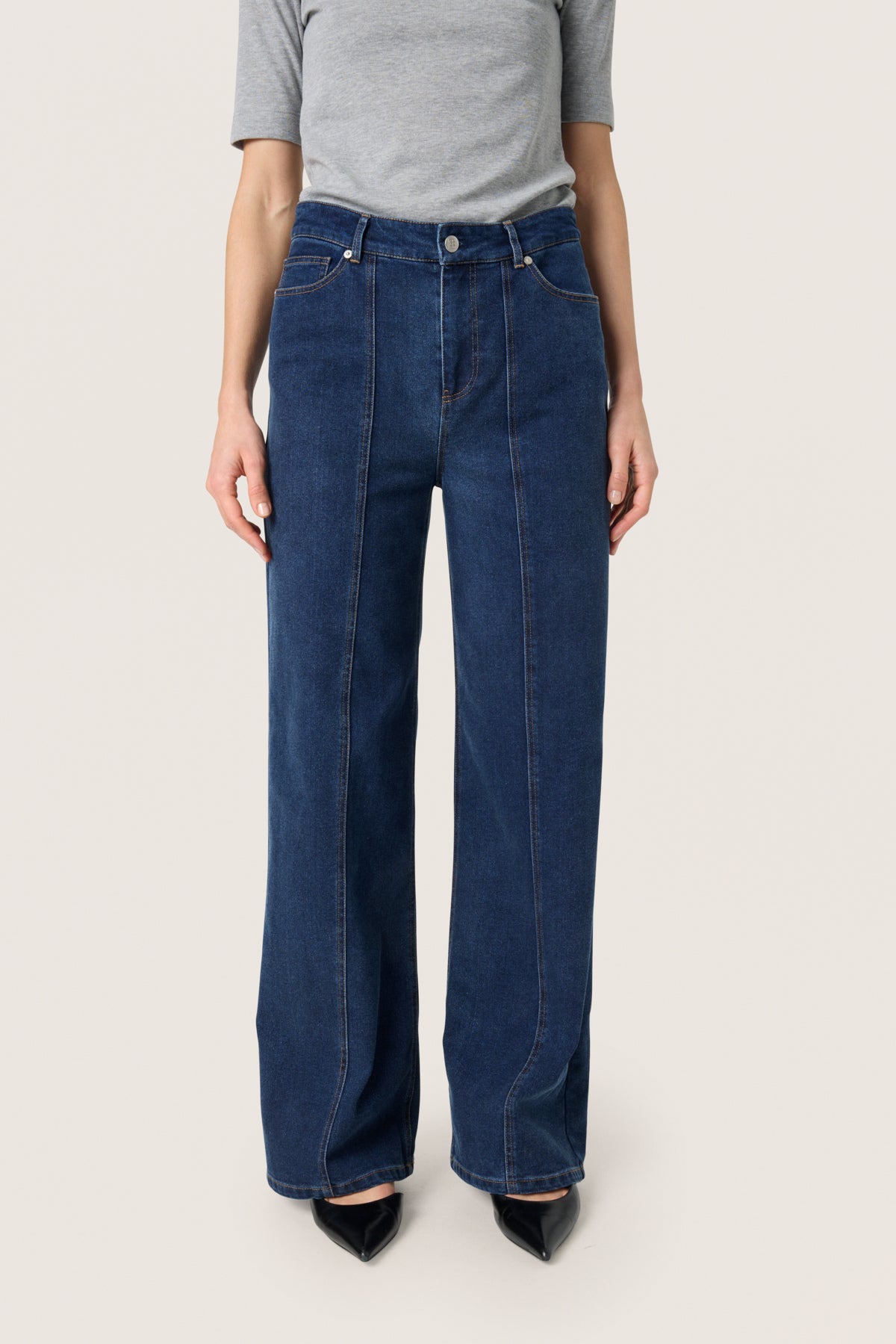 SLCalianna Jeans Dark Blue Denim - 30408475