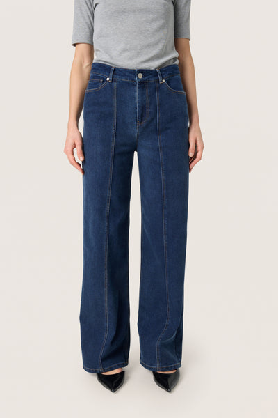 SLCalianna Jeans Dark Blue Denim - 30408475 Thumbnail