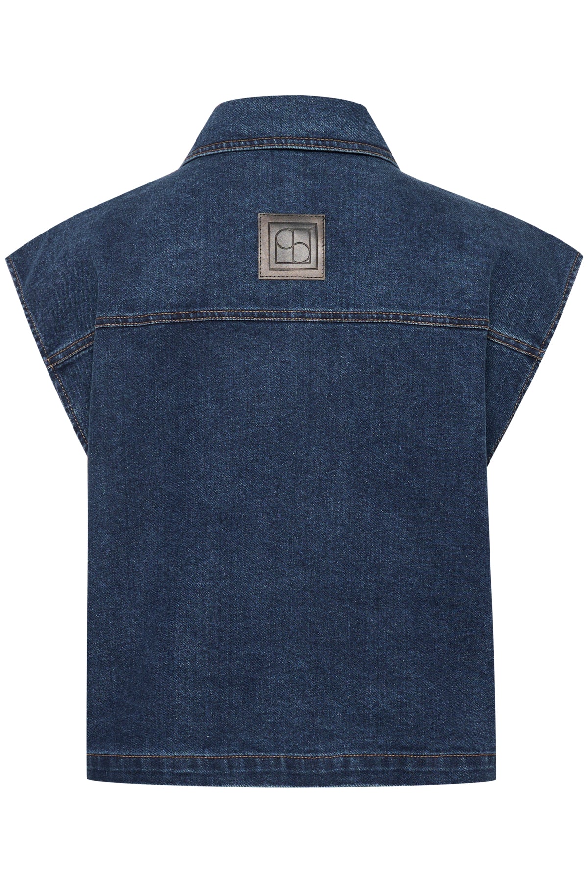 SLCalianna Waistcoat Dark Blue Denim