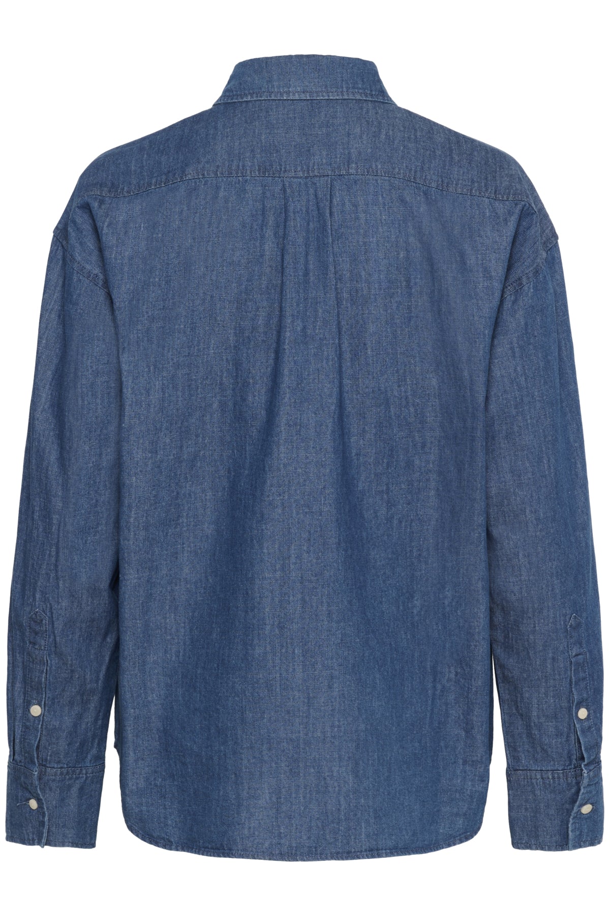 SLChamy Regular Shirt Medium Blue Denim - 30408488