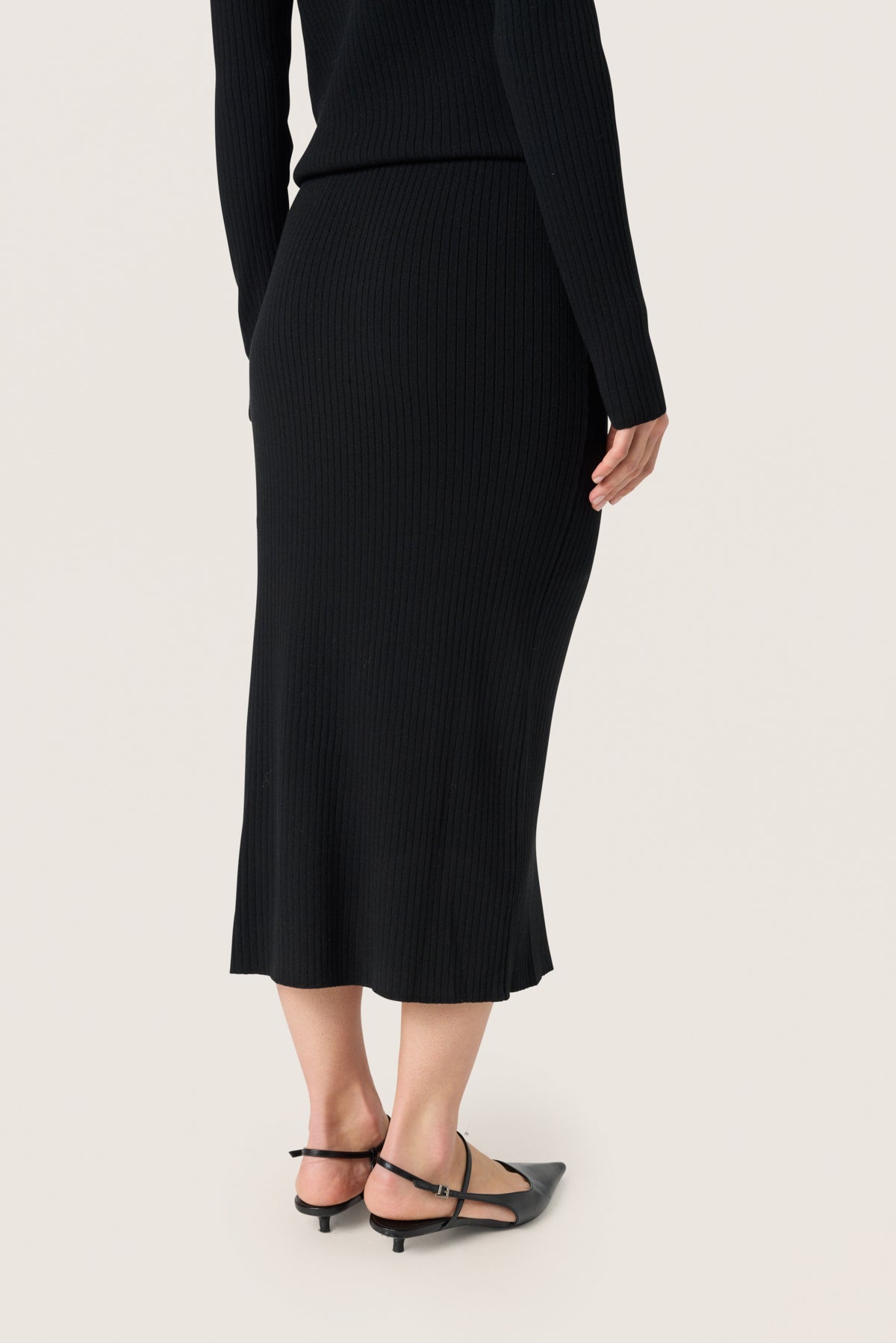 SLLidya Block Skirt Black - 30408492