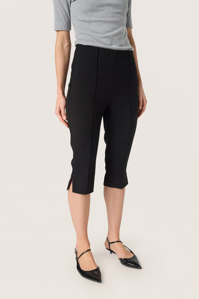 SLCorinne Capri Pants Black - 30408498 Thumbnail