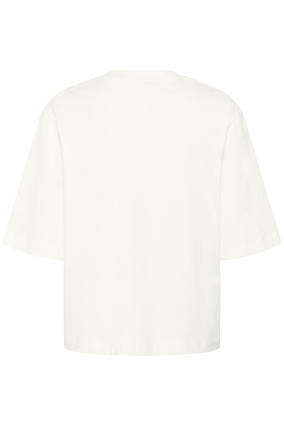 SLJina Logo Tee Broken White - 30408510 Thumbnail