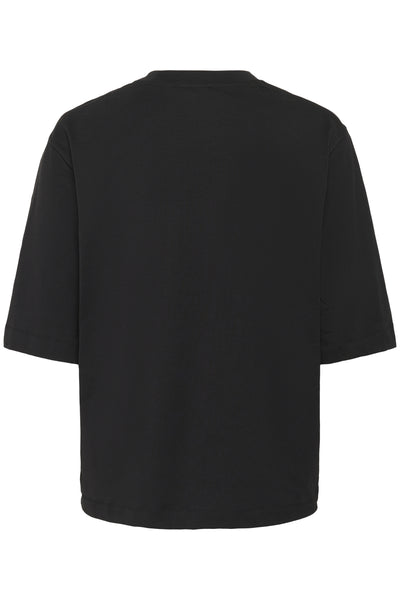 SLJina Logo Tee Black - 30408510 Thumbnail
