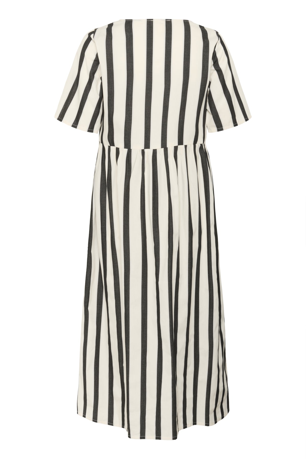 SLNena Dress SS Black and White Stripe - 30408518