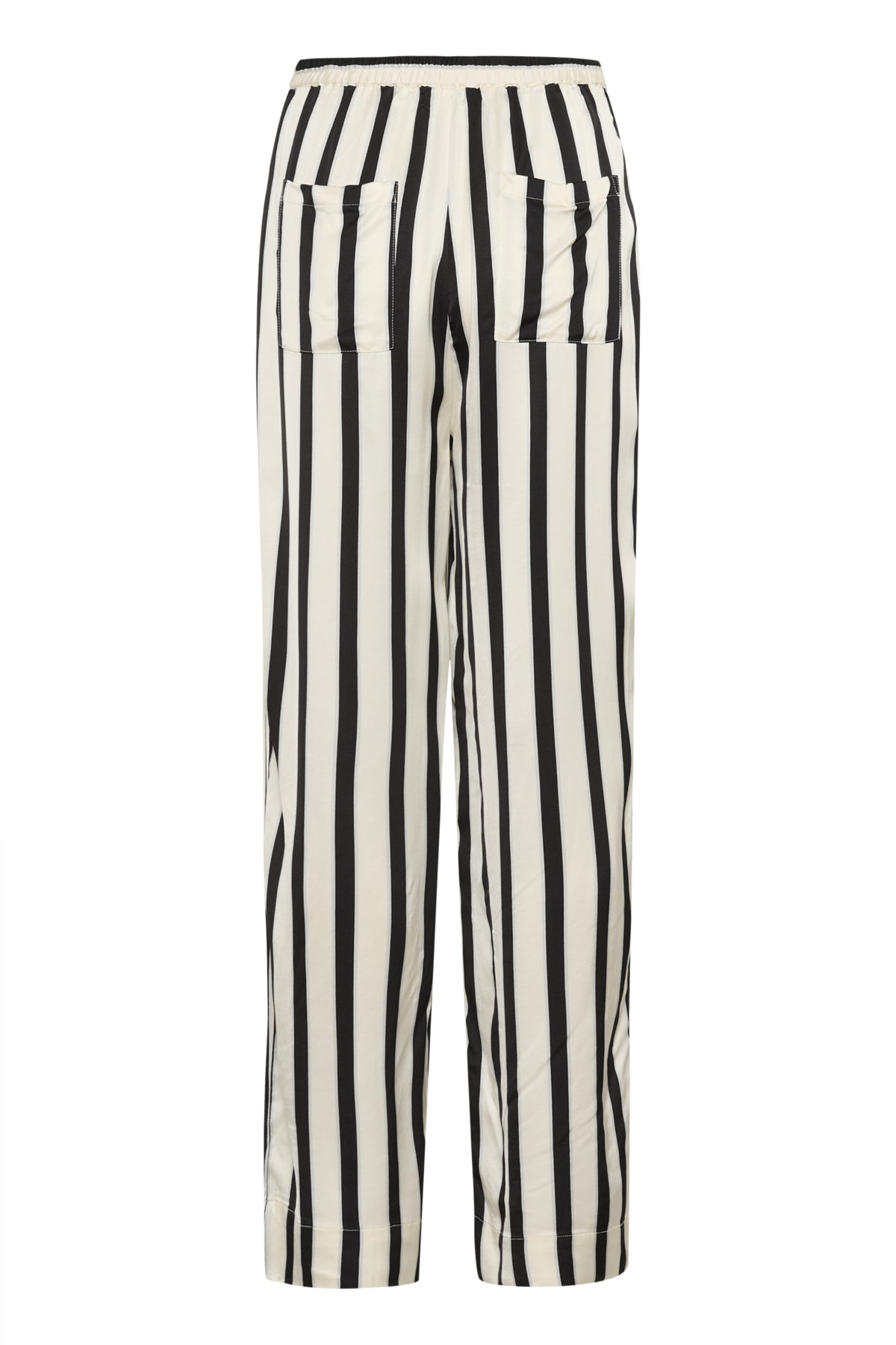 SLClero Milu Printed Pants Black and White Stripe - 30408521