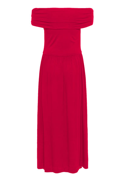 SLHanadi Off Shoulder Dress Salsa - 30408524 Thumbnail