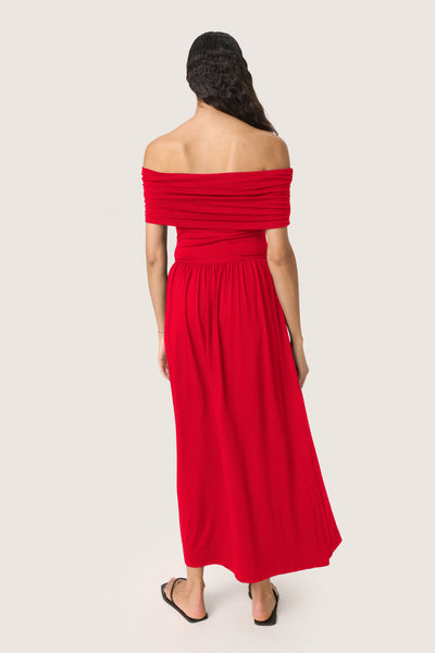 SLHanadi Off Shoulder Dress Salsa - 30408524 Thumbnail