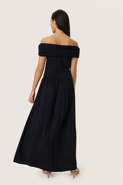 SLHanadi Off Shoulder Dress Black - 30408524 Thumbnail